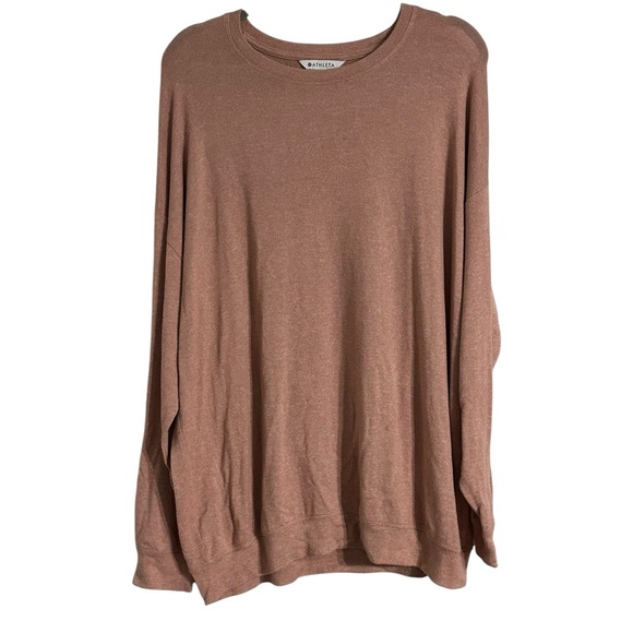 Athleta Sweaters - Athleta Pink Knit Sweater For Large Tall